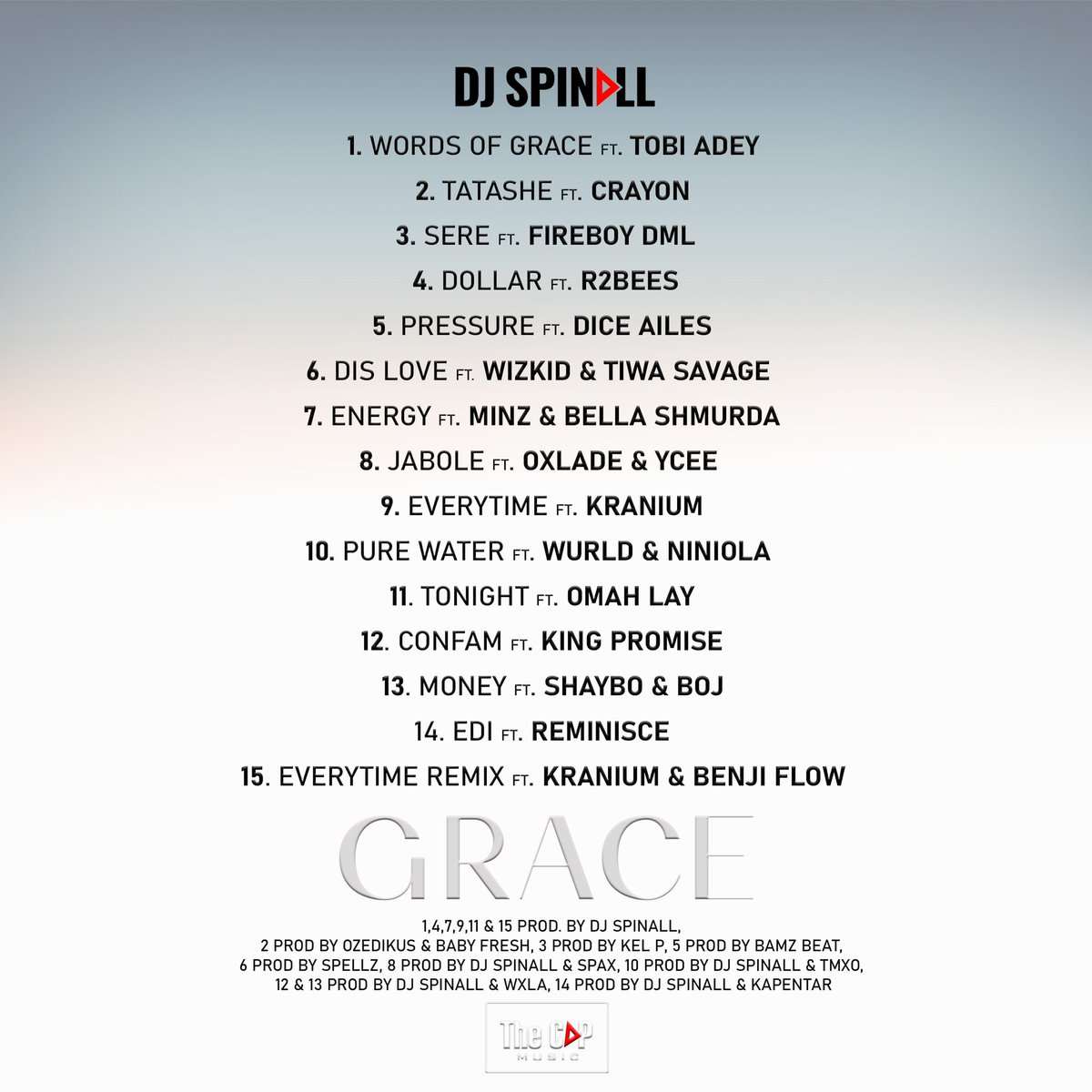 Dj Spinall Grace Tracklist