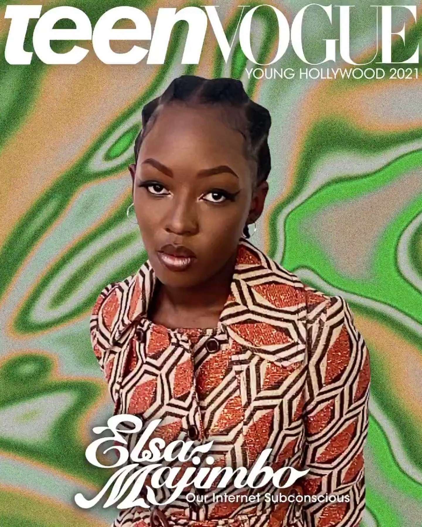 Elsa Majimbo Covers Teen Vogue’s ‘young Hollywood’ Issue
