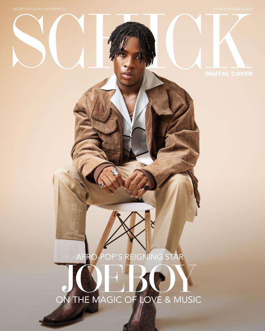 Joeboy Covers Schick Magazine