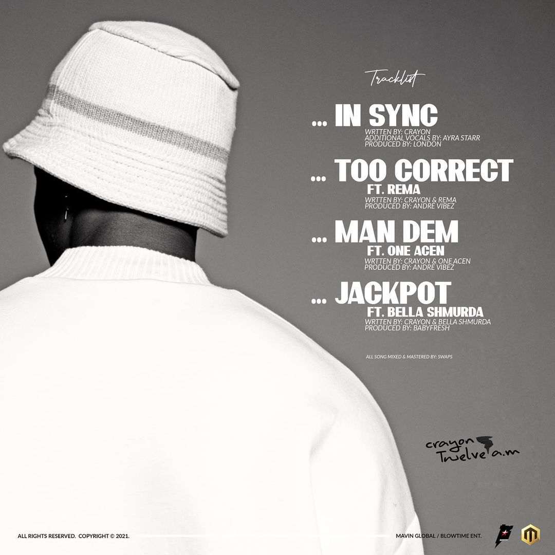 Crayon Twelve Am Ep Traclist