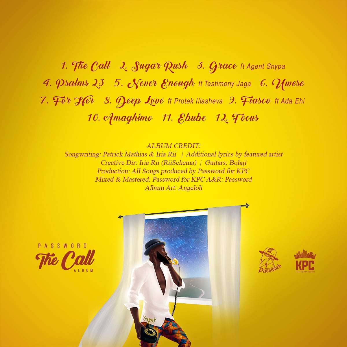 Password The Call Tracklist