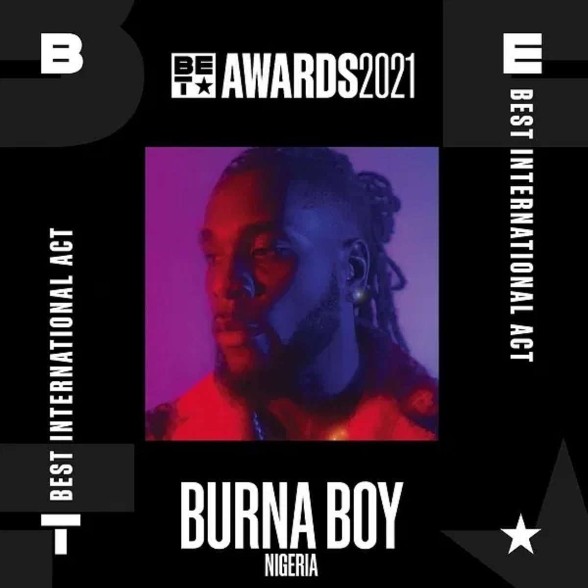 Burna Boy 2021 Bet