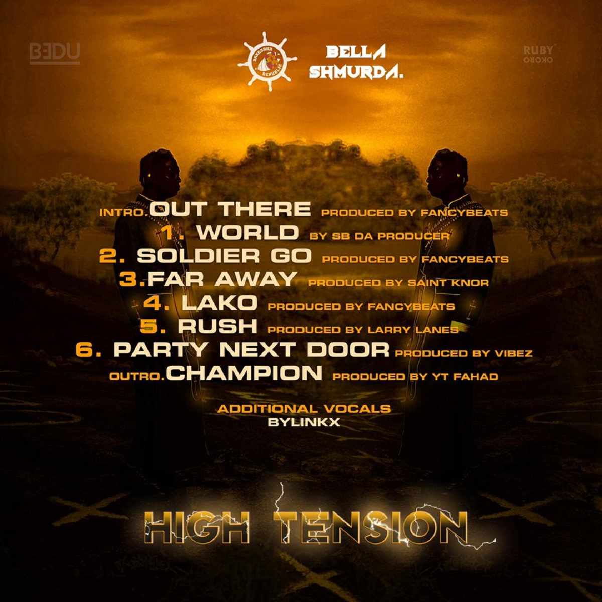 Bella Shmurda High Tension 2.0 Tracklist