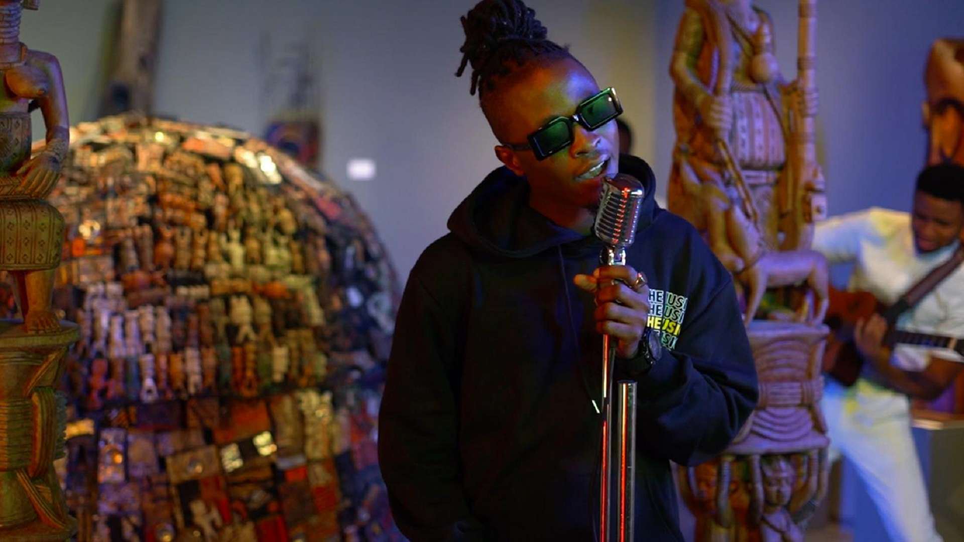 Laycon Performs For The Grammy Recording Academy