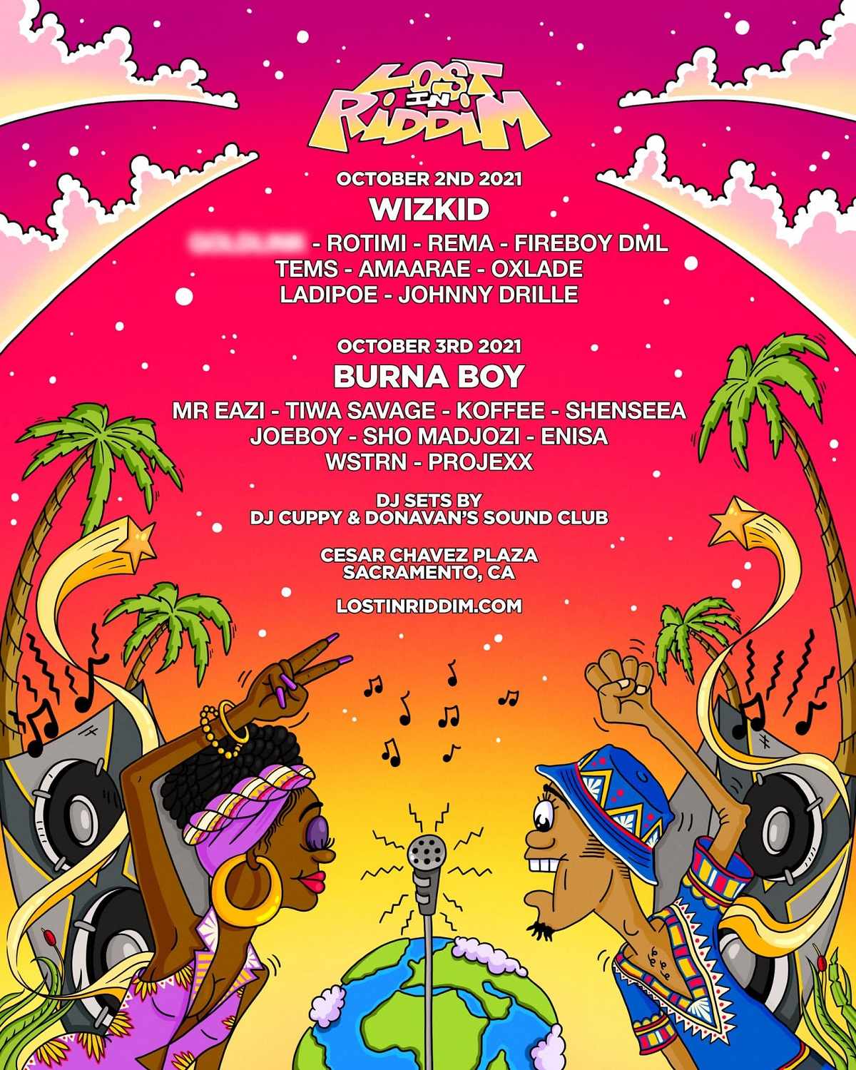 Lost In Riddim Nigeria's Wizkid & Burna Boy To Lead Festival In October Line Up