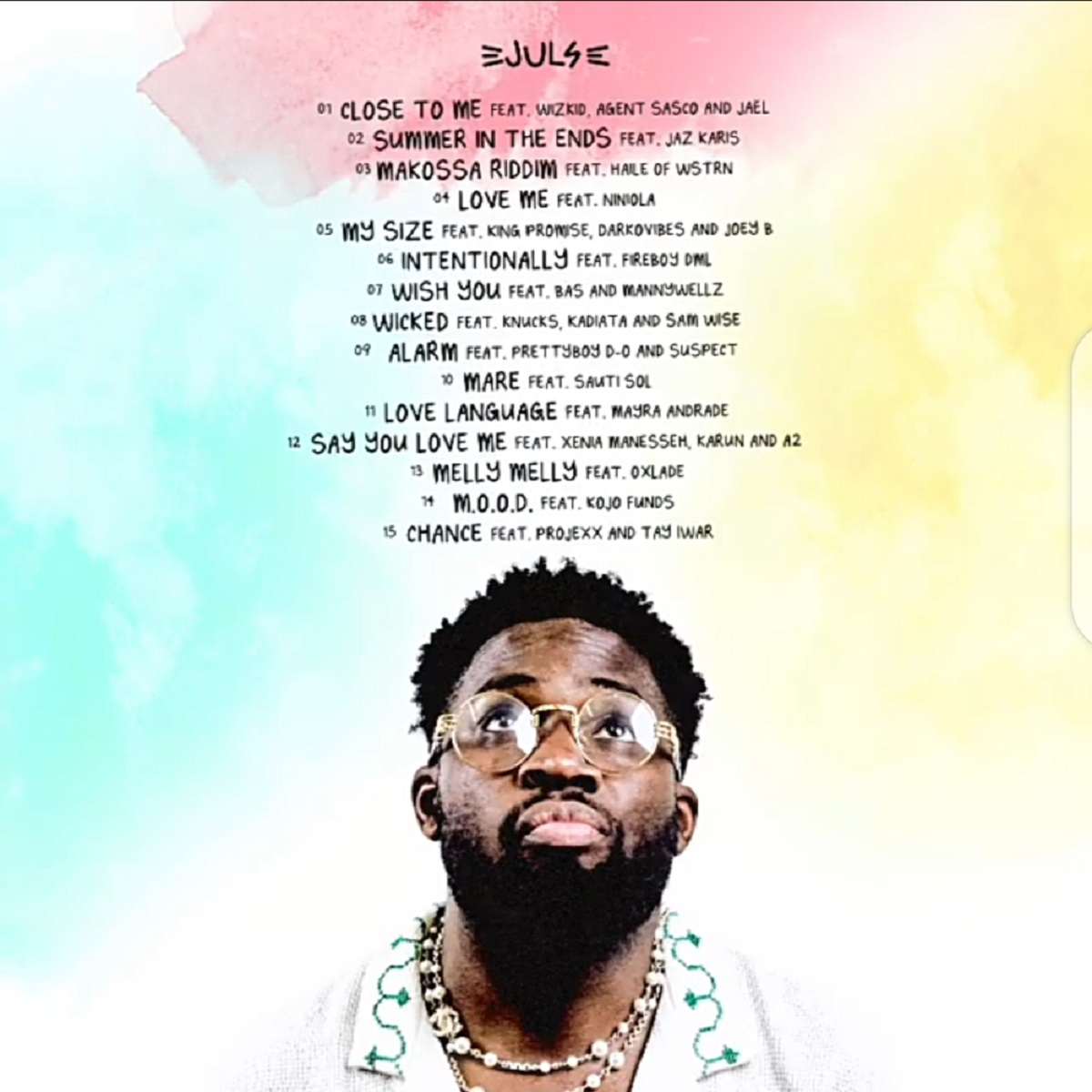 Juls Sounds Of My World Tracklist