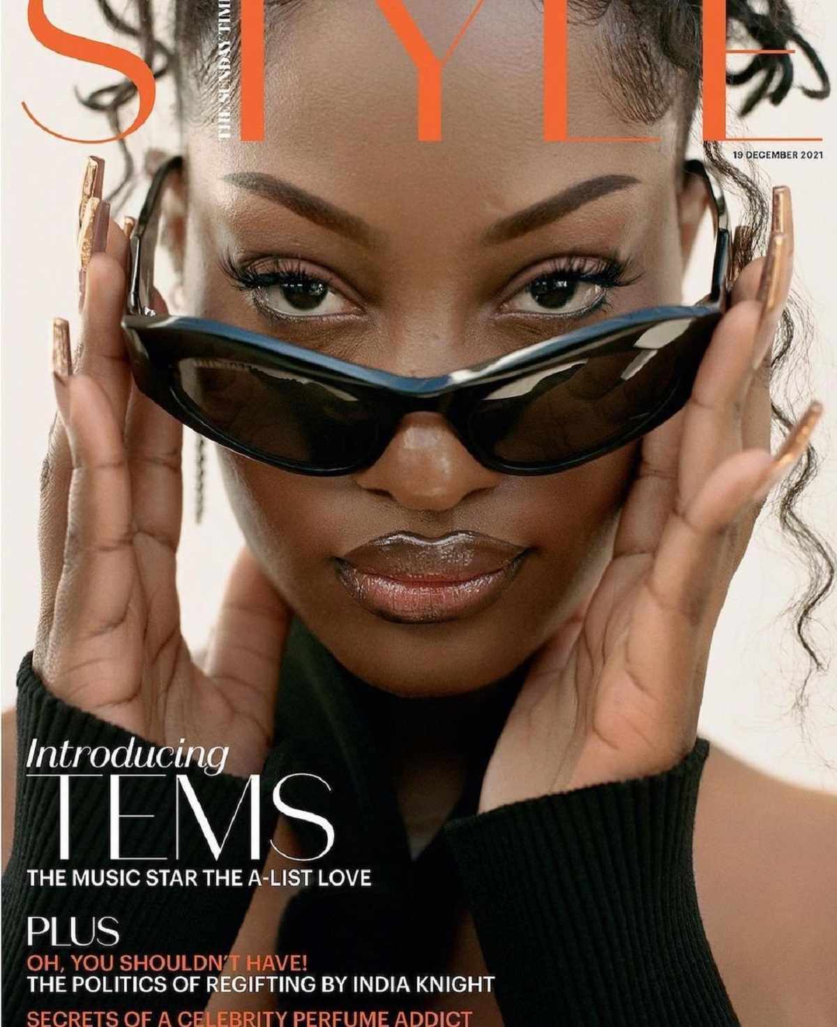 Tems Covers The Newest Issue Of The Sunday Times Style Magazine