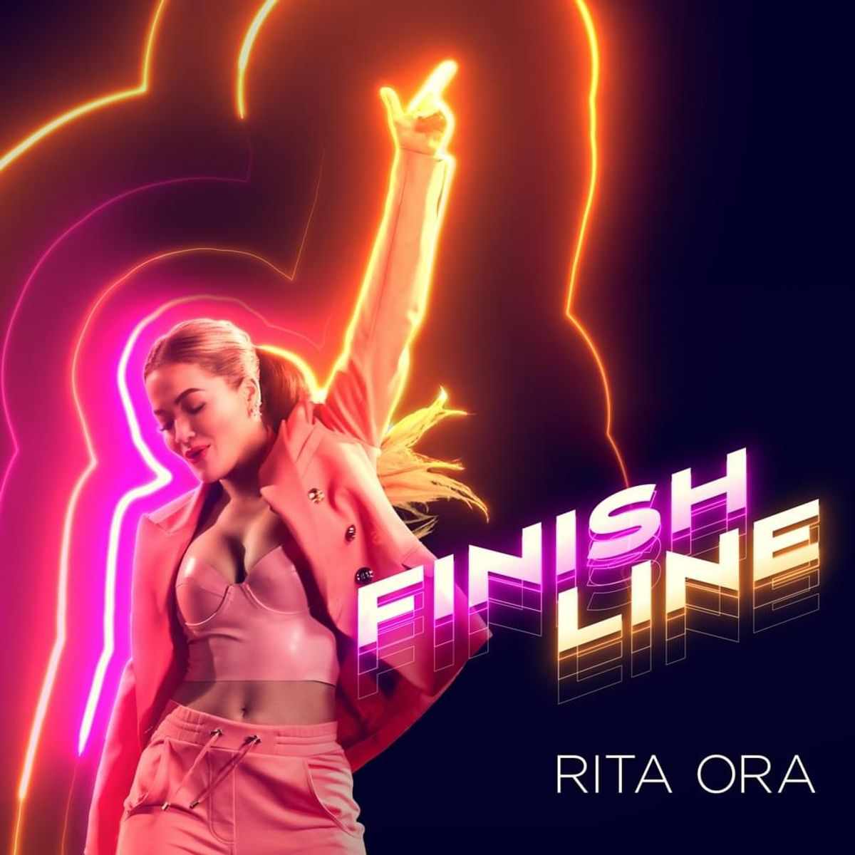 Rita Ora Finish Line