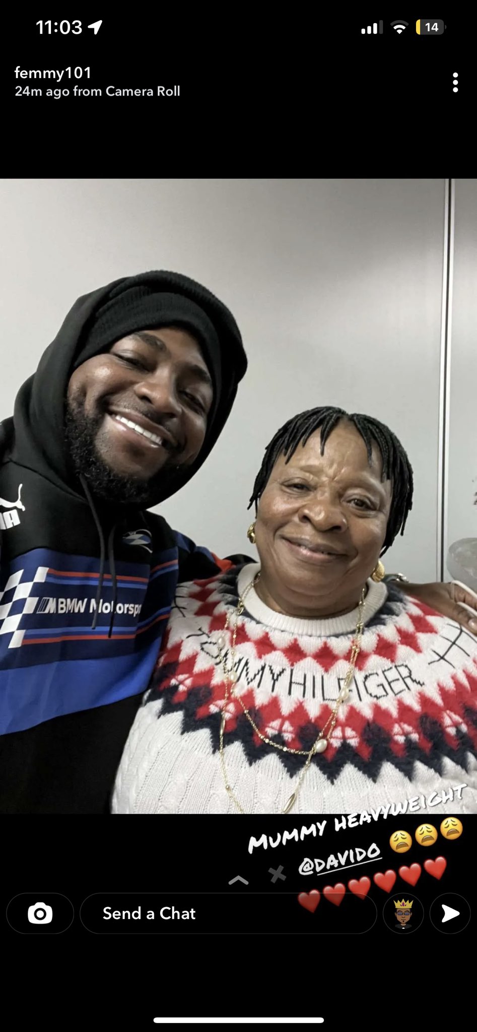 Davido and Wizkids mum