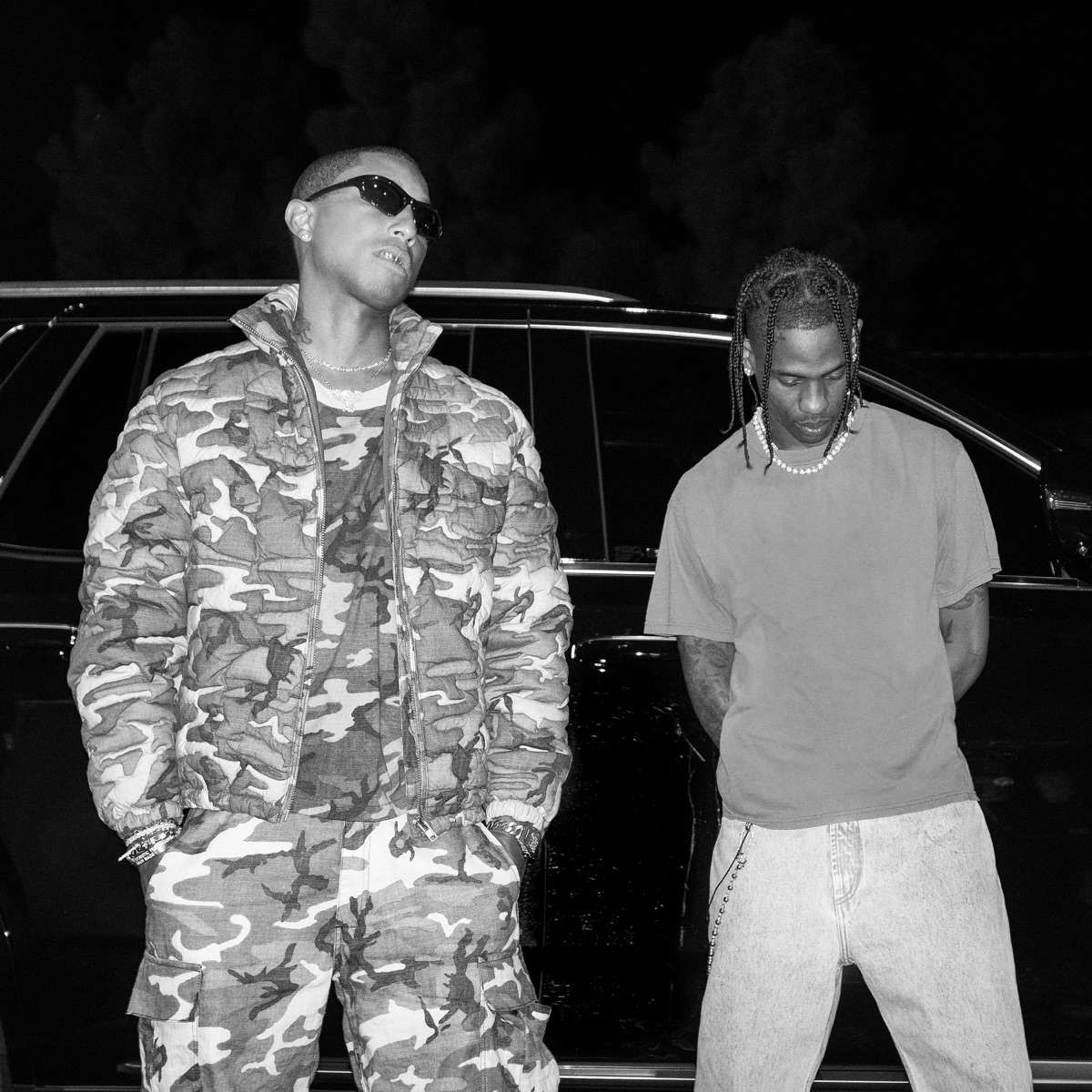 Pharrell Williams, Travis Scott Down In Atlanta