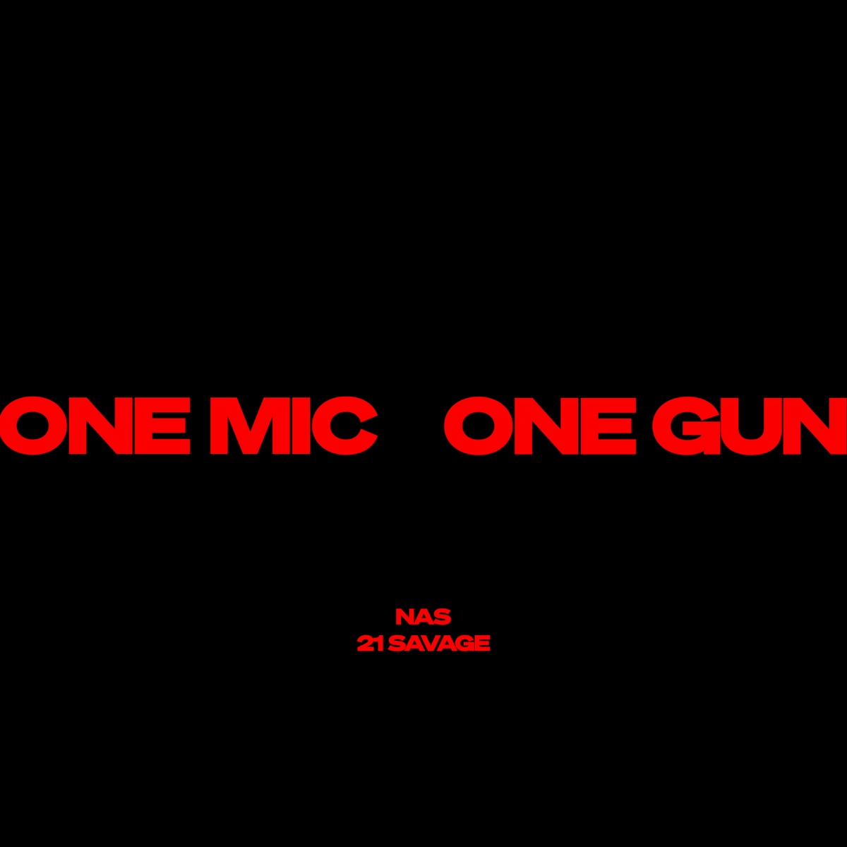 Nas One Mic, One Gun