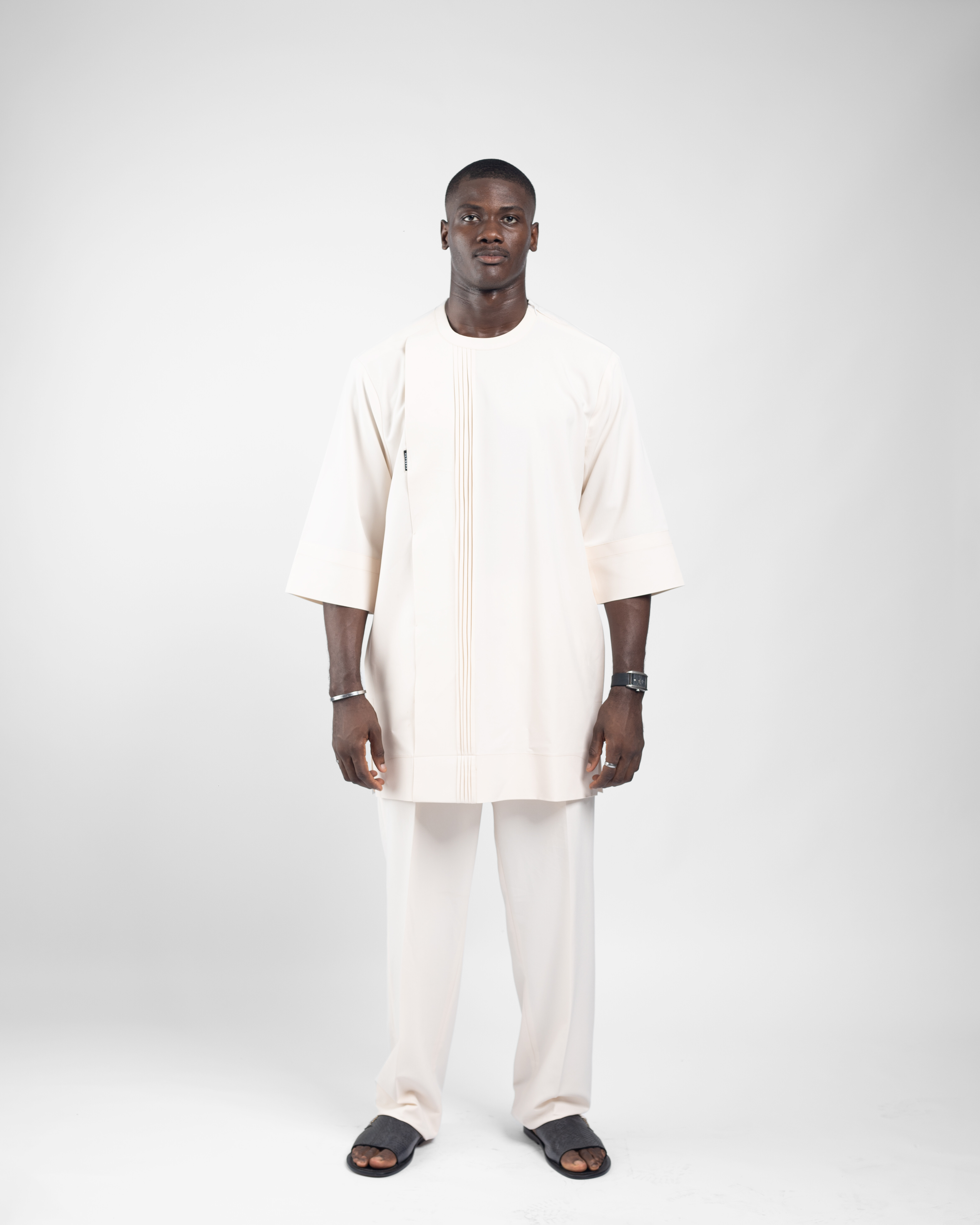 An Off White Oversized Buga Two Piece Native Wear