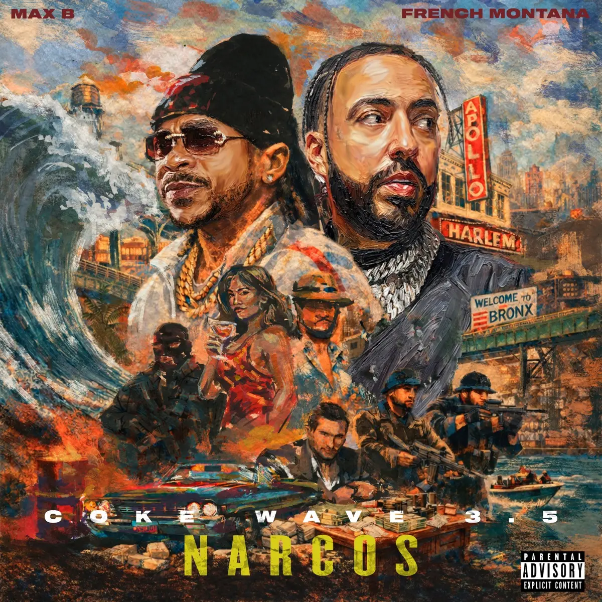 french montana, max b coke wave 3.5 narcos